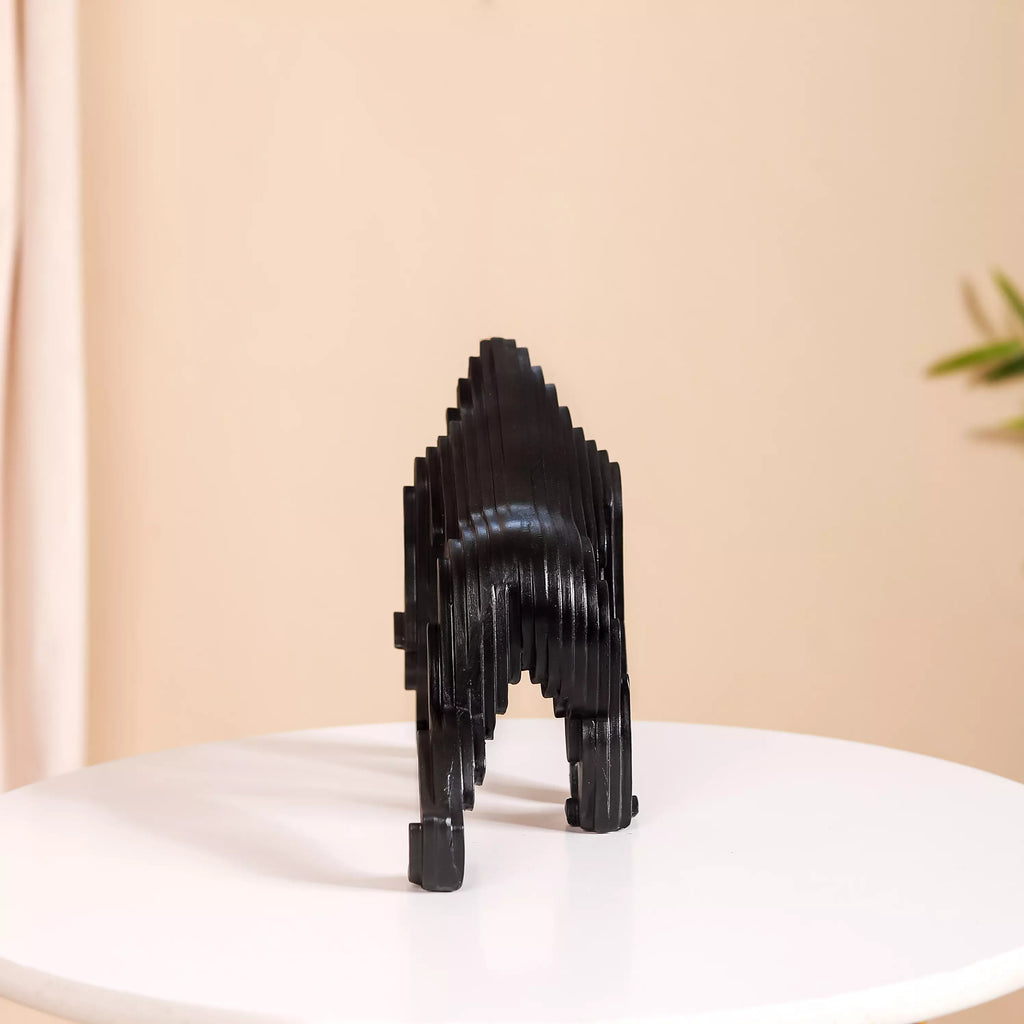 Modern Black Gorilla Showpiece Nestasia