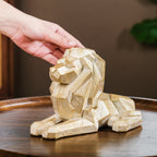 Majestic Lion Modern Decor Gold Nestasia