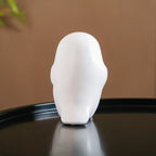 Minimalist Wise Owls Showpiece White Set Of 3 Nestasia
