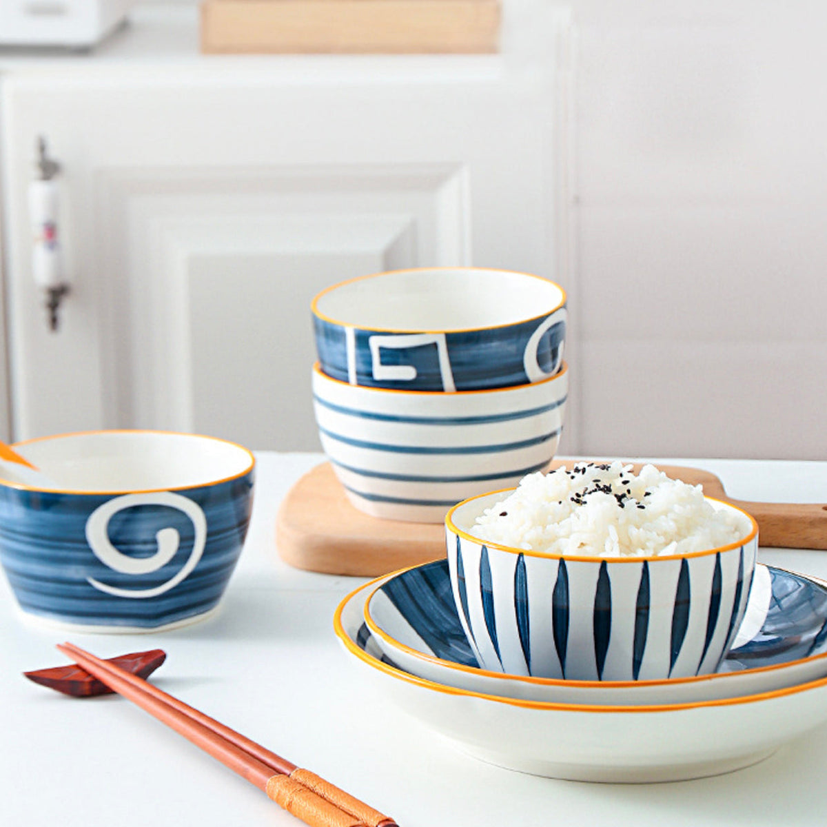 Capri Side Bowl Set of 4 Nestasia