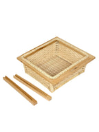 Rustic Wicker Modular Kitchen Basket for Fruits & Vegetables and Multipurpose Storage