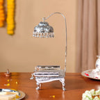 Silver Singhasan With Detachable Chatra Nestasia