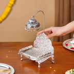 Silver Singhasan With Detachable Chatra Nestasia