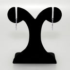 Silver Swirl Metallic Hoops Nestasia
