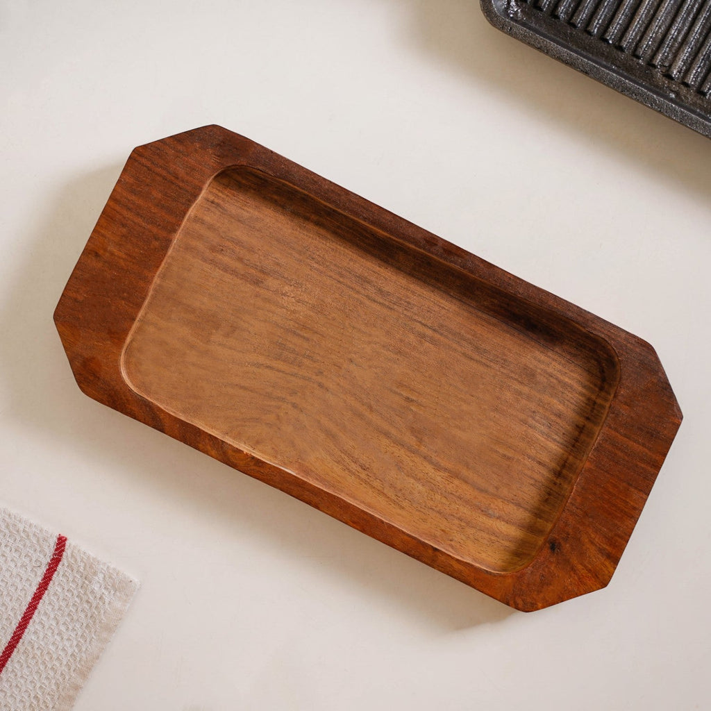 Sizzler Hotplate Grill With Wooden Tray Nestasia