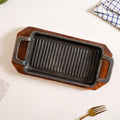 Sizzler Hotplate Grill With Wooden Tray Nestasia