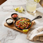 Matte Black Sizzler Pan Dip Bowl Tray Set Of 4 Nestasia