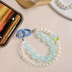 Sky Pearl Harmony Beaded Keychain Nestasia