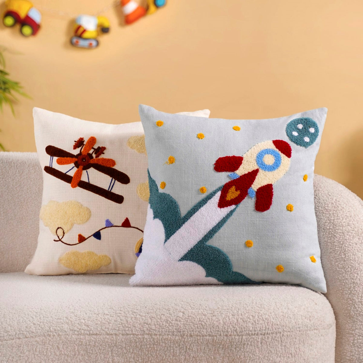Sky Wanderer Kids Room Cushion Cover Set Of 2 40x40cm Nestasia