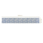 Slate Blue 8 Seater Pure Cotton Runner 264x35cm Nestasia