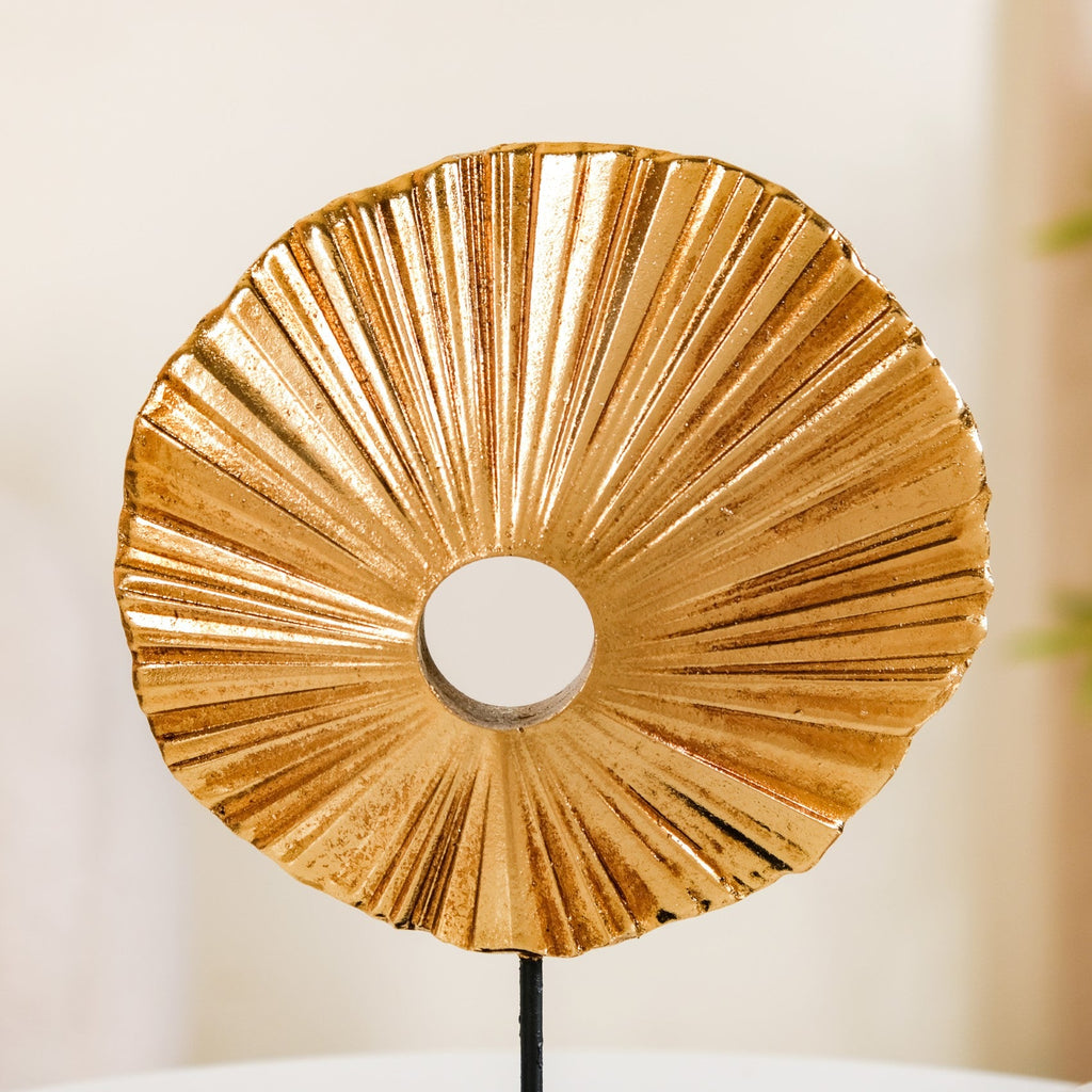 Aesthetic Sunbeam Accent Showpiece Gold Nestasia