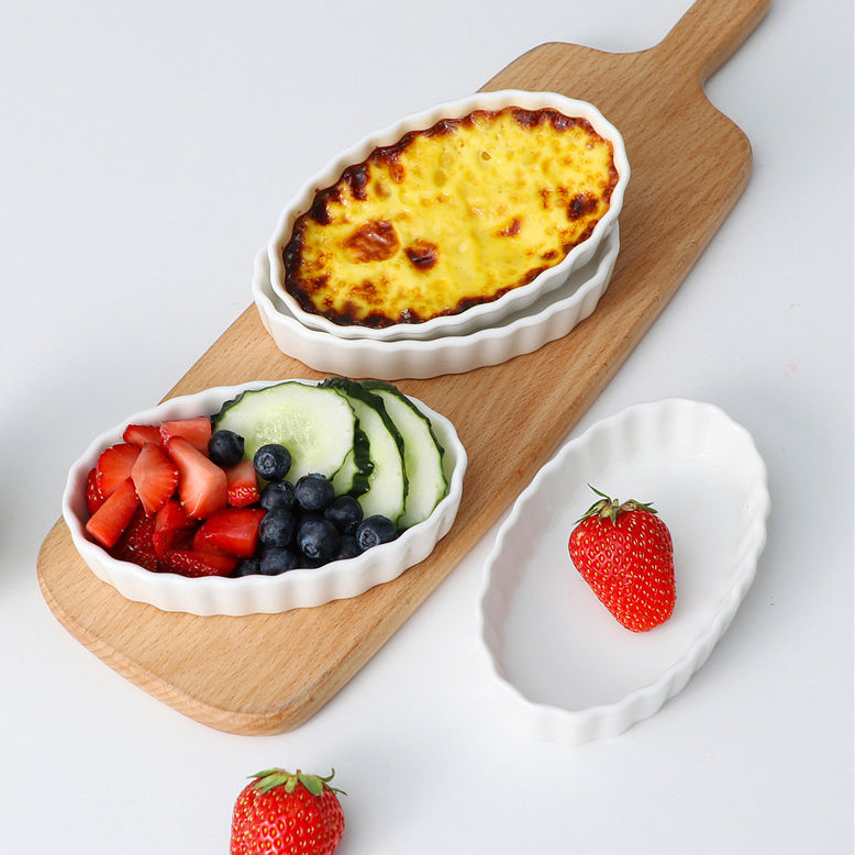 Oval Dish Set of 6 Nestasia
