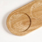 Snack Bowls Set Of 3 With Acacia Wood Tray Nestasia