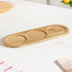 Snack Bowls Set Of 3 With Acacia Wood Tray Nestasia
