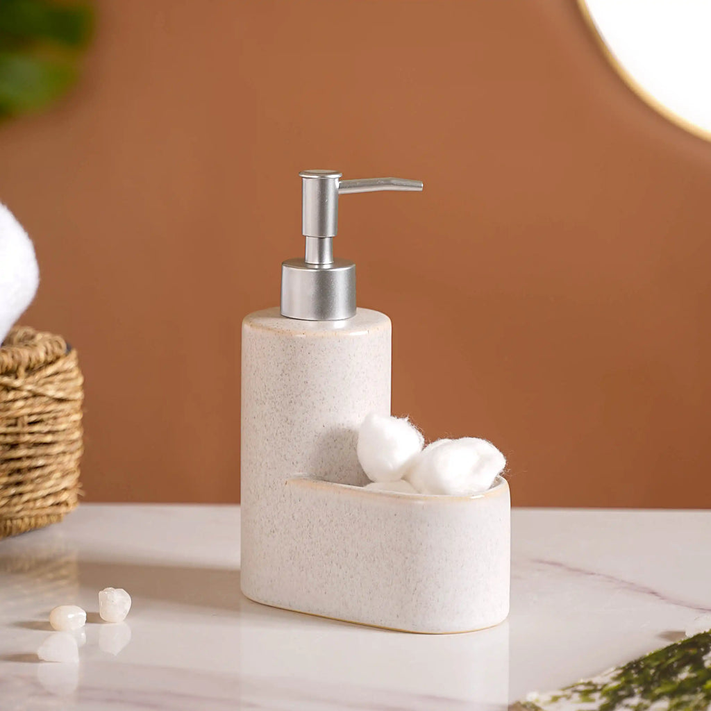 Ceramic Soap Dispenser With Stand Nestasia