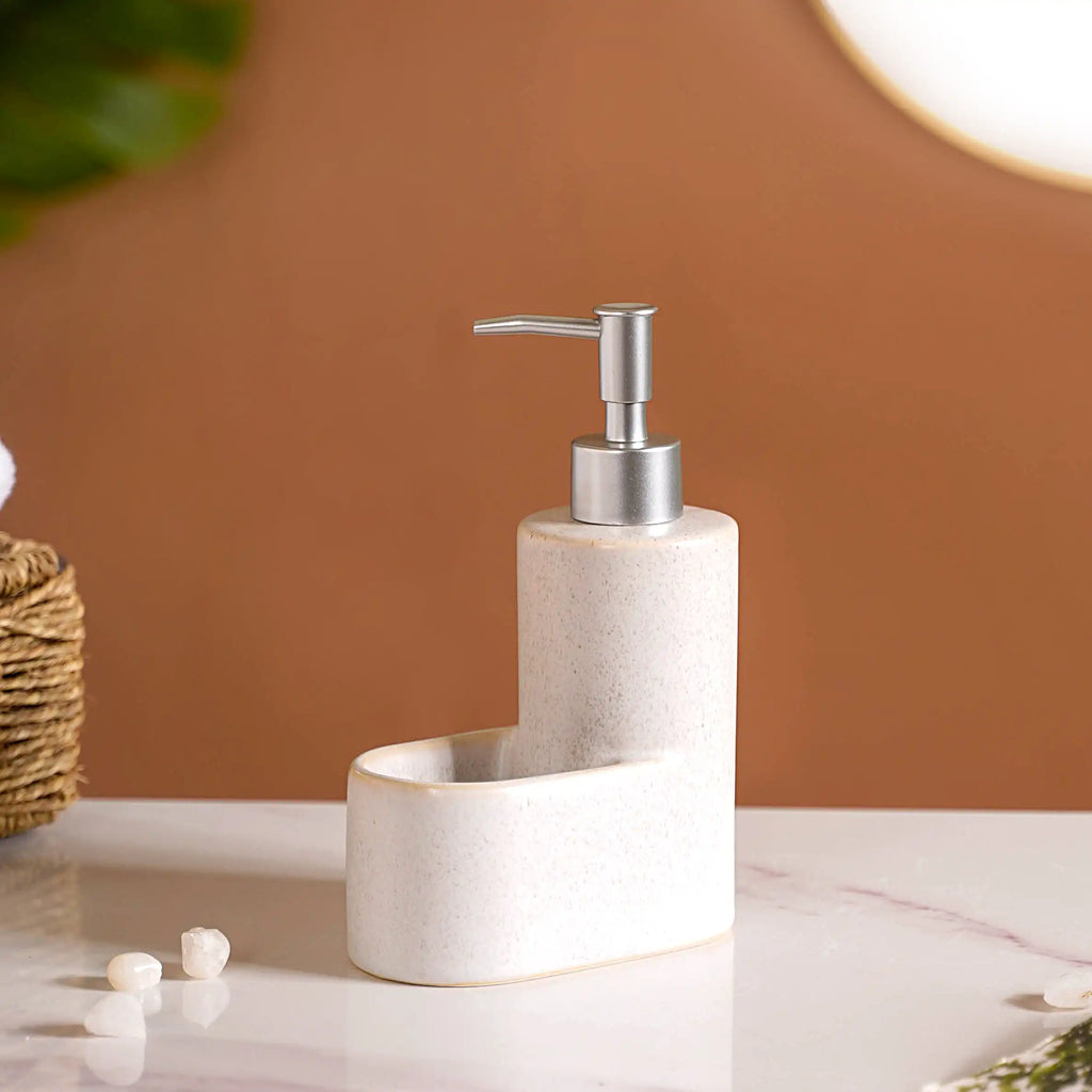 Ceramic Soap Dispenser With Stand Nestasia