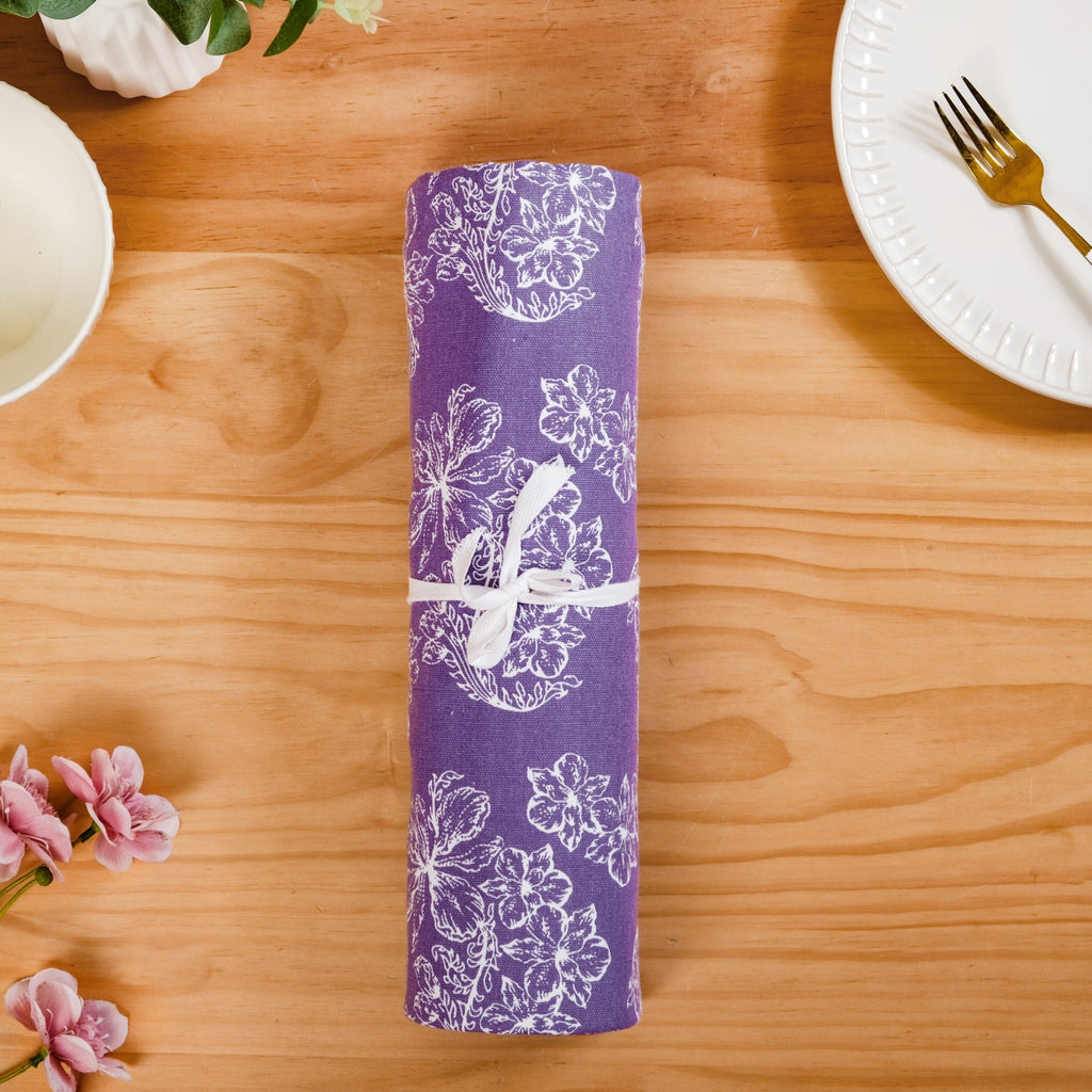 Soft Lilac Table Cloth For 6 Seater 154 x 208cm Nestasia