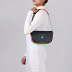 Soi Tresse Saddle Shoulder Bag Nestasia