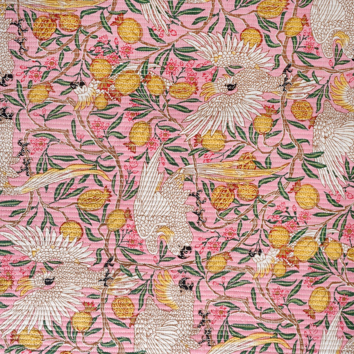 Songbird Quilted Cotton Quilted Bedcover 250x220cm Nestasia