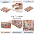 Songbird Quilted Cotton Quilted Bedcover 250x220cm Nestasia