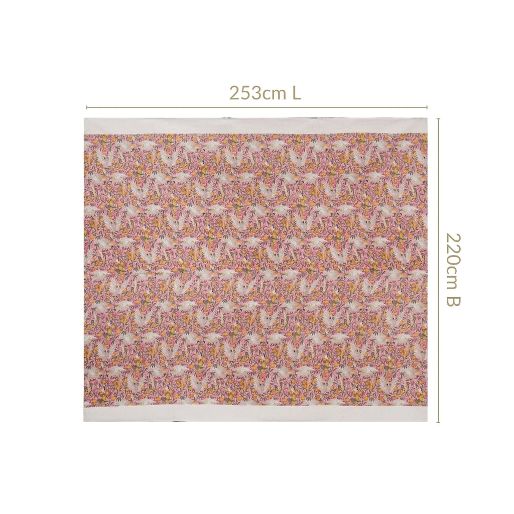 Songbird Quilted Cotton Quilted Bedcover 250x220cm Nestasia