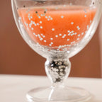 Shimmering Double Wall Stemmed Glass Goblet Set Of 2 250ml Nestasia