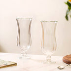 Pina Colada Double Wall Stem Glass Set Of 2 400ml Nestasia