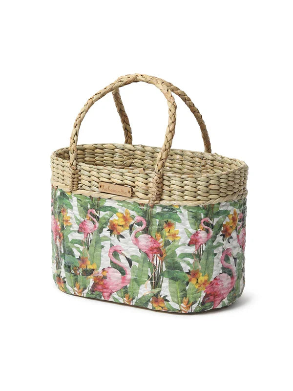 Seagrass Picnic Basket & Tiffin Carrier for Weekend Outings