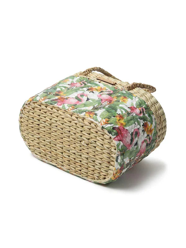 Seagrass Picnic Basket & Tiffin Carrier for Weekend Outings
