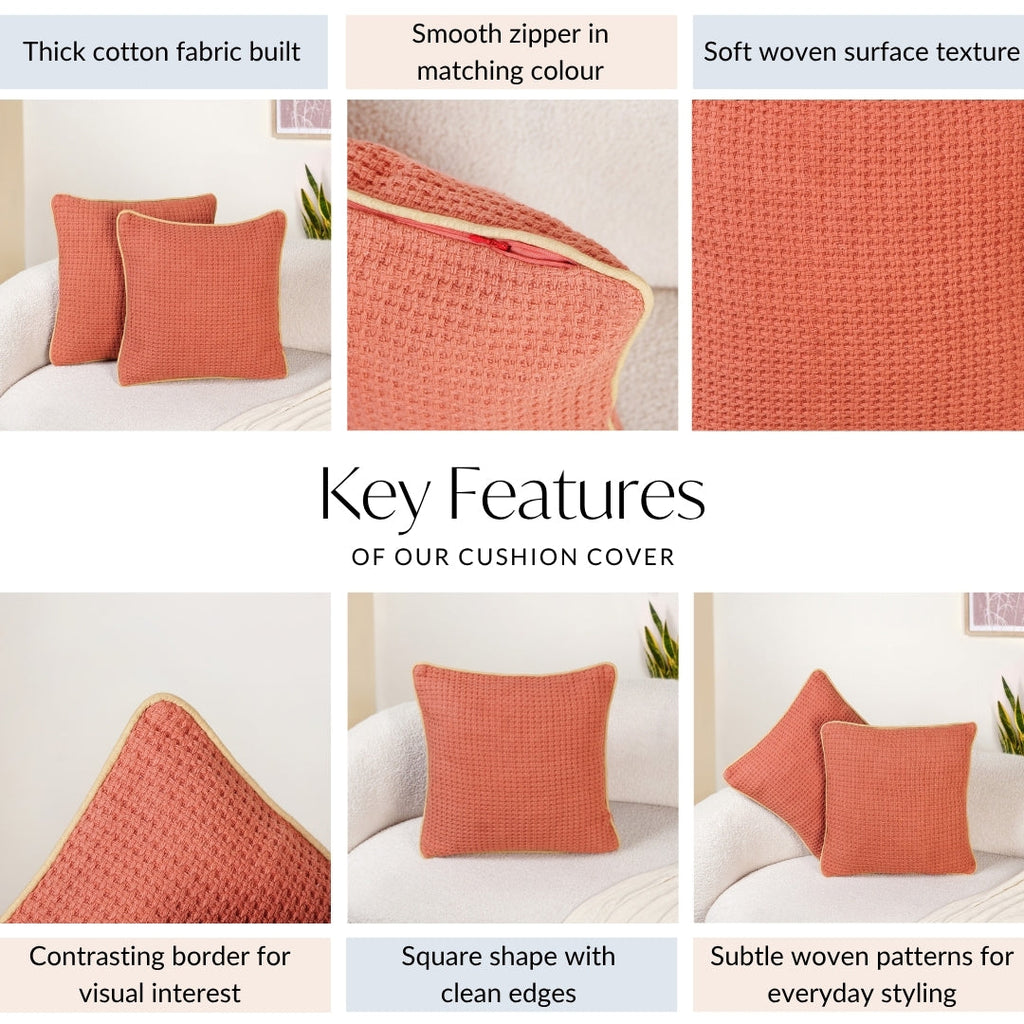 Spicy Orchid Cushion Covers Set Of 2 Nestasia