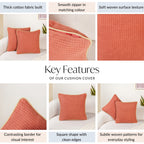 Spicy Orchid Cushion Covers Set Of 2 Nestasia