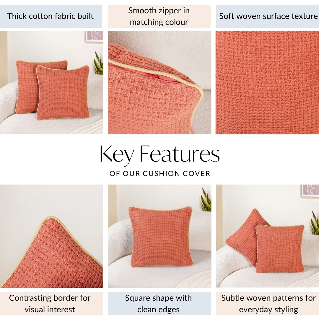 Spicy Orchid Cushion Covers Set Of 2 Nestasia