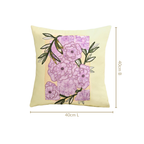 Spring Bloom Highlight Embroidered Cushion Cover 40x40cm Nestasia