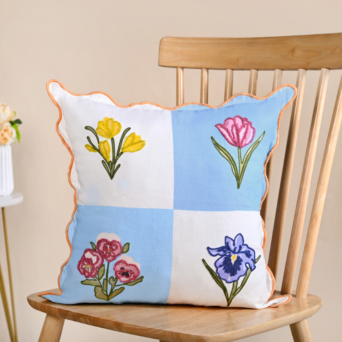 Bloom Era Springfield Cotton Cushion Cover 43x43cm Nestasia