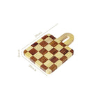 Atelier Checkered Serve And Slice Board Mini 29x20cm Nestasia