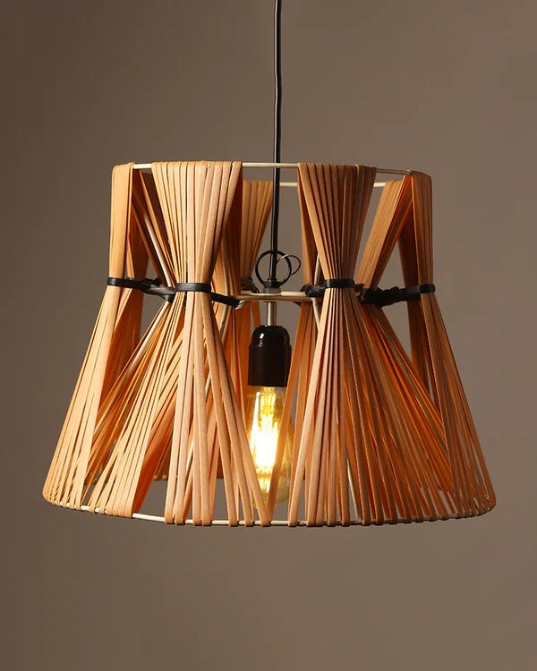 Stylish Raffia Pendant Light for Bedroom and Study Room