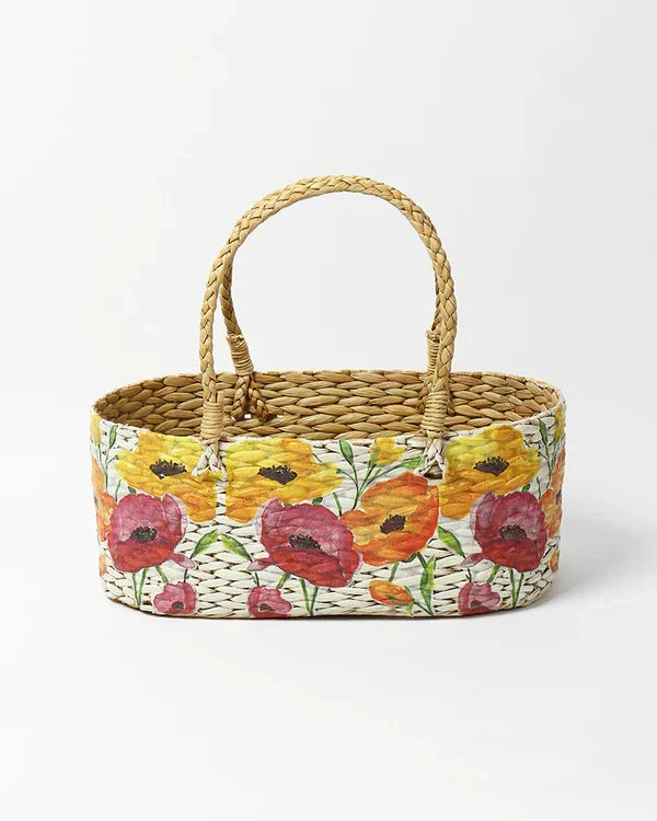 Seagrass Storage Organizer Basket for Gifts, Fruits, and Everyday Home Use