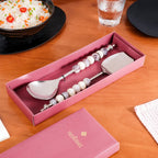Luxury Accent Serving Spoon Set Of 2 Nestasia