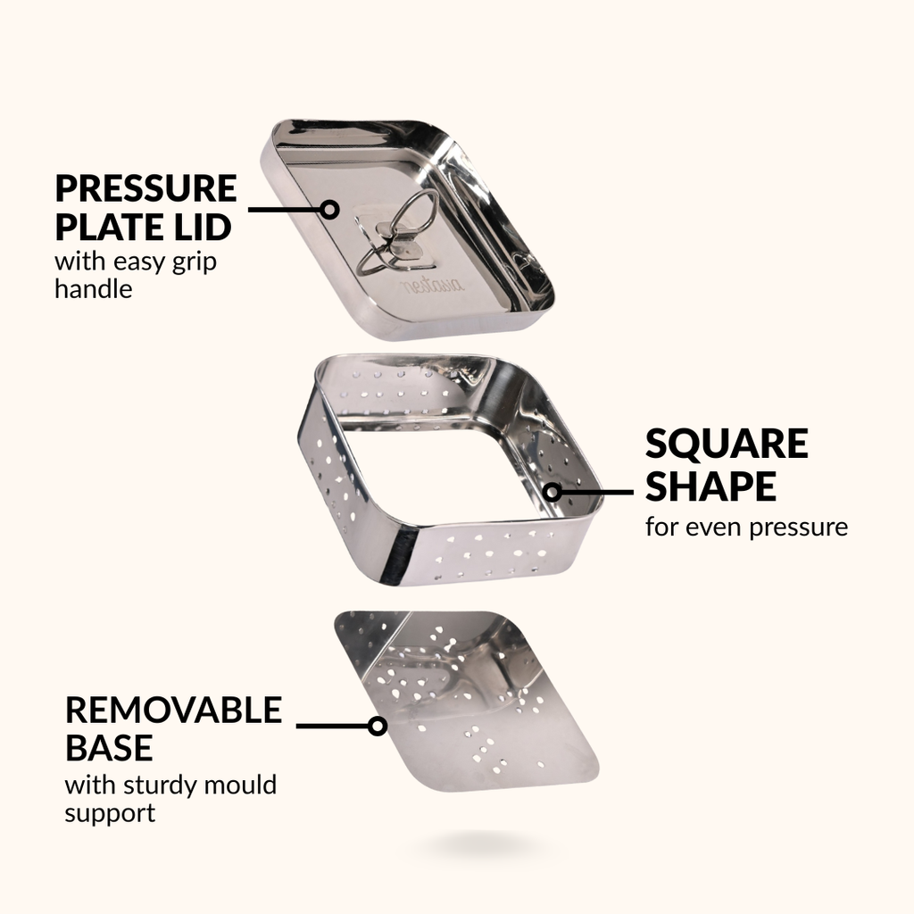 Stainless Steel Paneer Maker Mould Press 550ml Nestasia