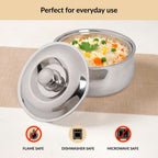 Stainless Steel Rice And Roti Casserole 3000ml Nestasia