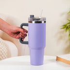 Sipper Bottle With Handle Insulated Leakproof Lilac 1200ml Nestasia