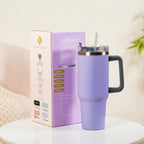 Sipper Bottle With Handle Insulated Leakproof Lilac 1200ml Nestasia
