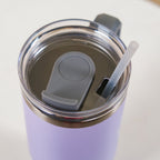 Sipper Bottle With Handle Insulated Leakproof Lilac 1200ml Nestasia