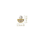 Stone And Pearl Harmony Earrings Nestasia