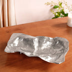 Silver Abstract Decorative Tray