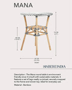 Handcrafted Boho Rattan Tables for Modern Home Interiors