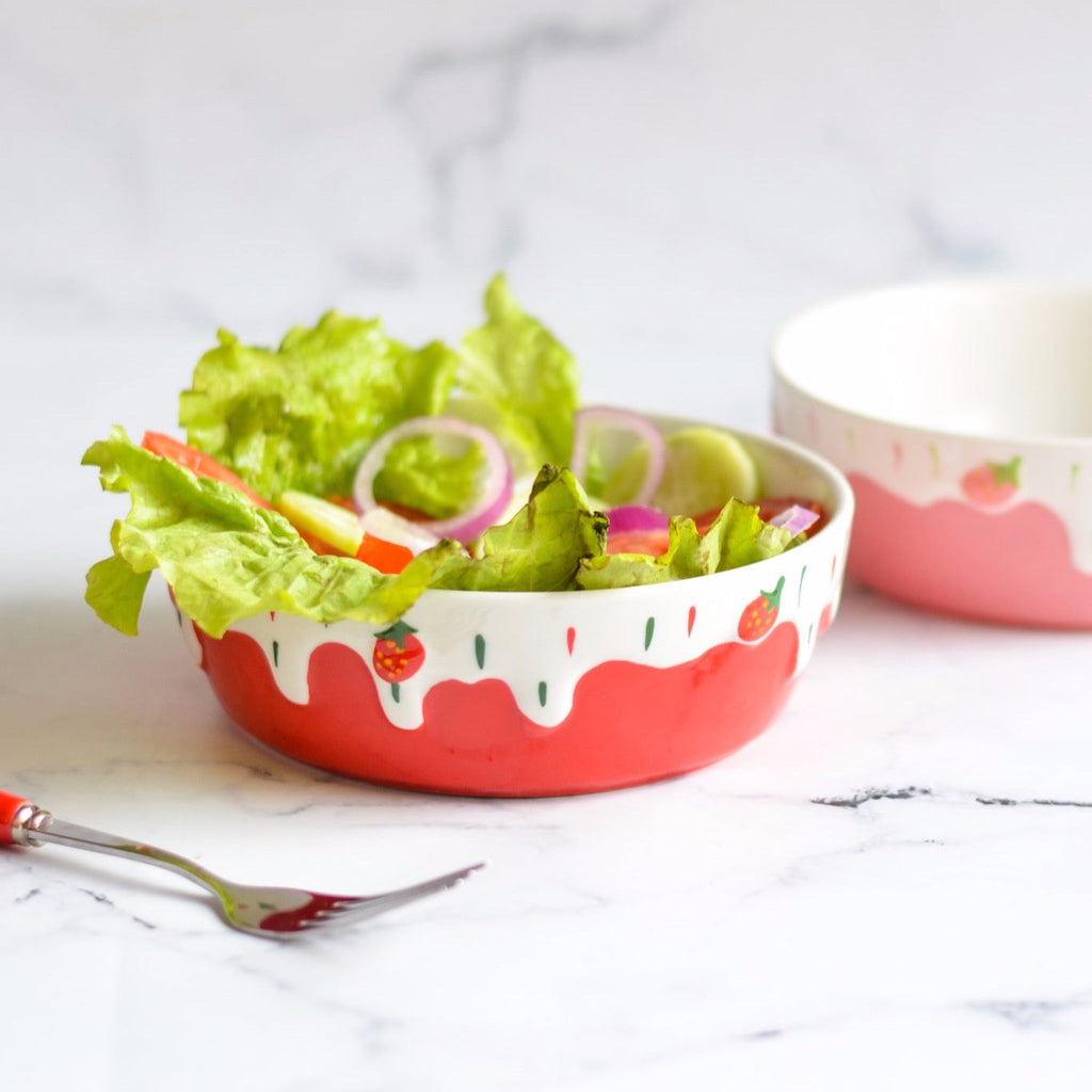 Strawberry Salad Bowls Nestasia