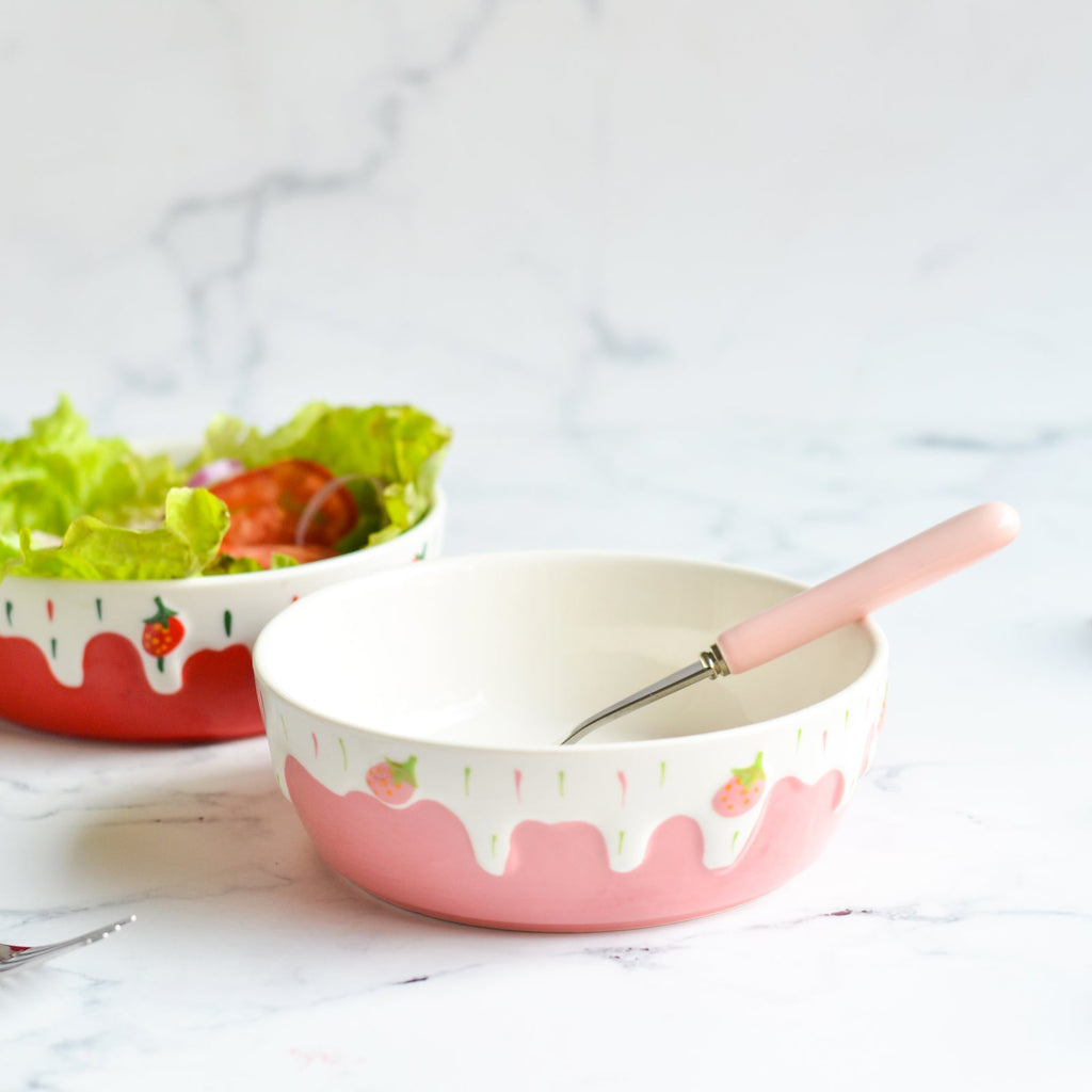Strawberry Salad Bowls Nestasia