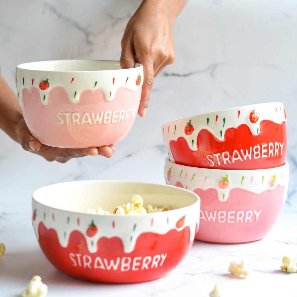 Strawberry Serving Bowl Nestasia