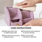 Desk Organiser With Drawer Soft Lavender Nestasia